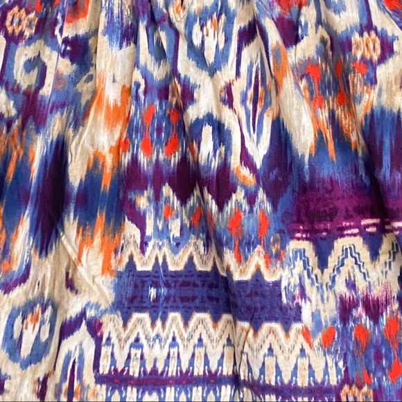 Chaps Crew neck PURPLE short sleeve tee Braided neckline t-shirt blouse size XL - Picture 6 of 7